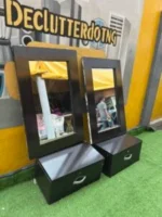 Neatly Used Floating Mirror With Drawer ~ Each - Image 4