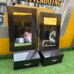 Neatly Used Floating Mirror With Drawer ~ Each