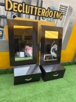 Neatly Used Floating Mirror With Drawer ~ Each