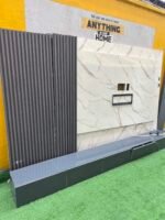 Relatively New Top Quality High Glossy HDF Wood Tv Console With Wall Pannel Cladding And Led Lightning - Image 7