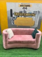 Barely Used C Shape 3 Seater Sofa With 2 Pillows - Image 10