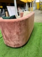 Barely Used C Shape 3 Seater Sofa With 2 Pillows - Image 7
