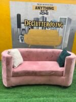 Barely Used C Shape 3 Seater Sofa With 2 Pillows