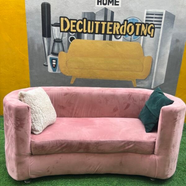 Barely Used C Shape 3 Seater Sofa With 2 Pillows