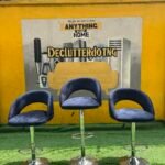 Brand New Top Quality Bar Stool ( navy blue)