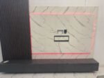Relatively New Top Quality High Glossy HDF Wood Tv Console With Wall Pannel Cladding And Led Lightning - Image 12