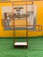 Barely Used Steel Decoration Shelf With Glass - Image 10
