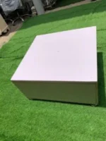 Neatly Used Very Wide White Center Table - Image 2
