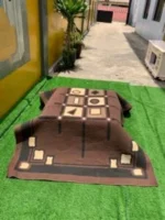 Neatly Used 7by5 Brown Center Rug - Image 3