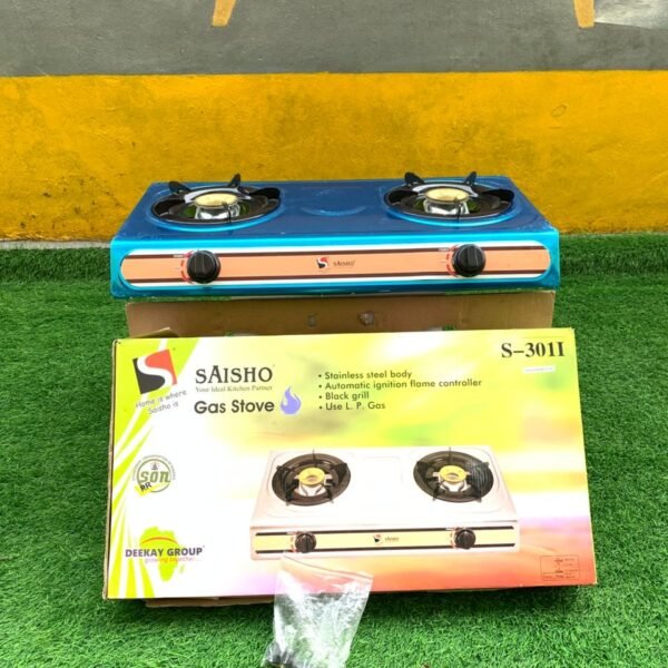 Brand New Saisho Double Burner Gas Stove