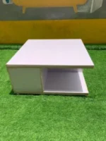Neatly Used Very Wide White Center Table - Image 4