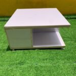 Neatly Used Very Wide White Center Table
