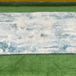 Barely used 150 x 230D Top quality Turkish center rug 100% Heat Set (blue)