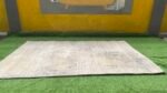 Barely used 150 x 230D Turkish top quality center rug 100% Heat Set (Cream ) - Image 6