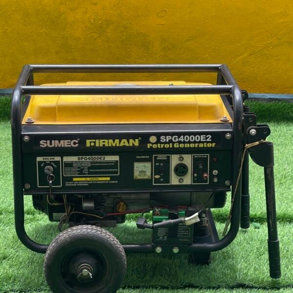Barely Used 3.3kva Sumec Firman Generator - key starter working(SPG4000E2)
