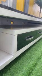 Quality black TV Console Used With some light dents - Image 3