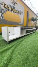 Quality black TV Console Used With some light dents - Image 2