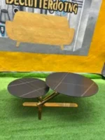 Relatively New Top Quality Marble Top Imported Luxury Center Table - Image 4