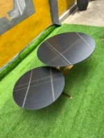 Relatively New Top Quality Marble Top Imported Luxury Center Table - Image 6