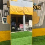 Neatly Golden Taped 8ft by 4ft Length Mirror - Image 4
