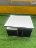 Barely Used Top Quality Glossy Hdf&mdf Wood Black And White Center Table - Image 4