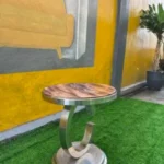 Barely Used Marble Top Side Stool - Image 3