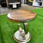 Barely Used Marble Top Side Stool - Image 2