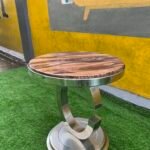 Barely Used Marble Top Side Stool