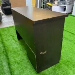 Neatly Used Brown Working Table with Drawer