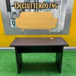 Neatly Used Coffee Brown Office Table
