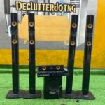 Barely Used LG DH7530T 5.1Ch 1200Watts Bluetooth Blu-ray 3D Home Theater With 4 Standing Speakers and Woofer.