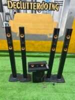Barely Used LG DH7530T 5.1Ch 1200Watts Bluetooth Blu-ray 3D Home Theater With 4 Standing Speakers and Woofer. - Image 5