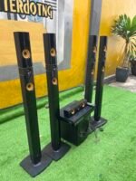 Barely Used LG DH7530T 5.1Ch 1200Watts Bluetooth Blu-ray 3D Home Theater With 4 Standing Speakers and Woofer. - Image 4