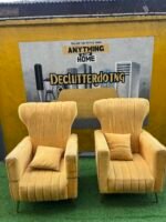 Barely Used Single Yellow Accent Chair (each)