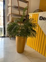 Barely Used Plastic Artificial Flower (gold) - Image 4
