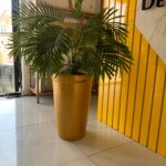 Barely Used Plastic Artificial Flower (gold)