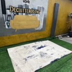 NEATLY USED 7BY10 TURKISH CENTER RUG (013)