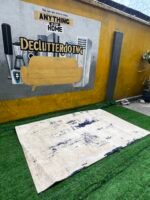NEATLY USED 7BY10 TURKISH CENTER RUG (013)