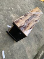 Barely Used Top Quality Glass Top Extendable Tv Console - Image 8