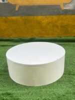 Neatly Used White Round Center Table - Image 2