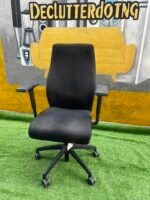 Neatly Used Top Quality Black Positive Posturite Orthopedic Office Chair - Image 10