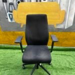 Neatly Used Top Quality Black Positive Posturite Orthopedic Office Chair