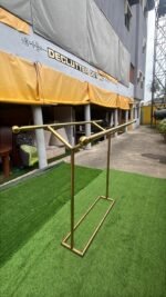 Barely Used Golden boutique Double Pole Hanger - Image 3