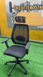 Neatly Used Top Quality Black Ergonomic Office Chair - Image 4