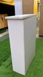 Neatly Used White Office Reception Desk/Table - Image 4