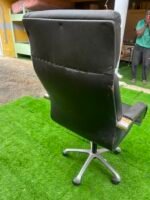 Neatly Used Large Executive Office Table With Executive Office Chair (chair slightly peel and table needs adjustment) - Image 12