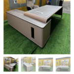 Neatly Used Executive Office Table With Swivel Chair(see slide for defect)