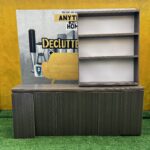 Neatly Used Top Quality Bar Shelf(doors needs adjustment)