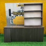 Neatly Used Top Quality Bar Shelf(doors needs adjustment)