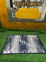 Neatly Used Navy Blue 120by170 D Millet Collection Turkish Center Rug - Image 6